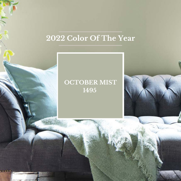 Benjamin Moore Color of the Year 2022: October Mist