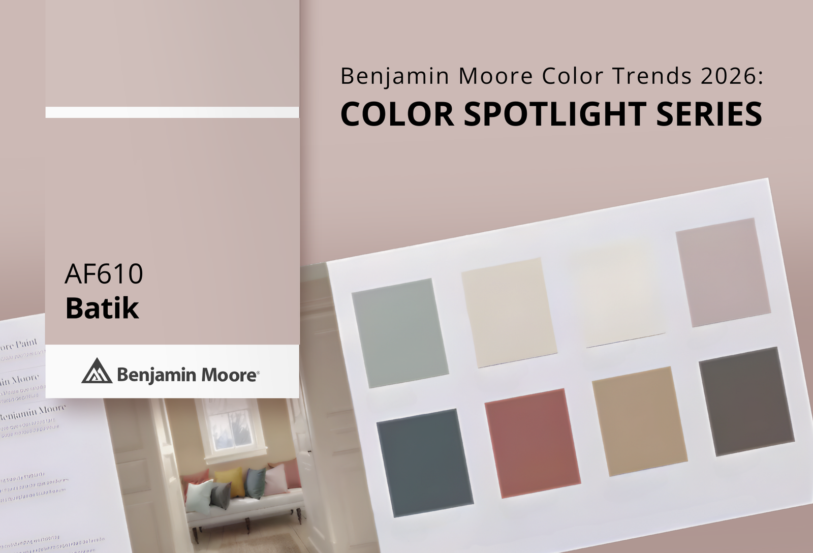 Batik AF‑610 | Benjamin Moore Color Trends 2026 | Anderson Paint