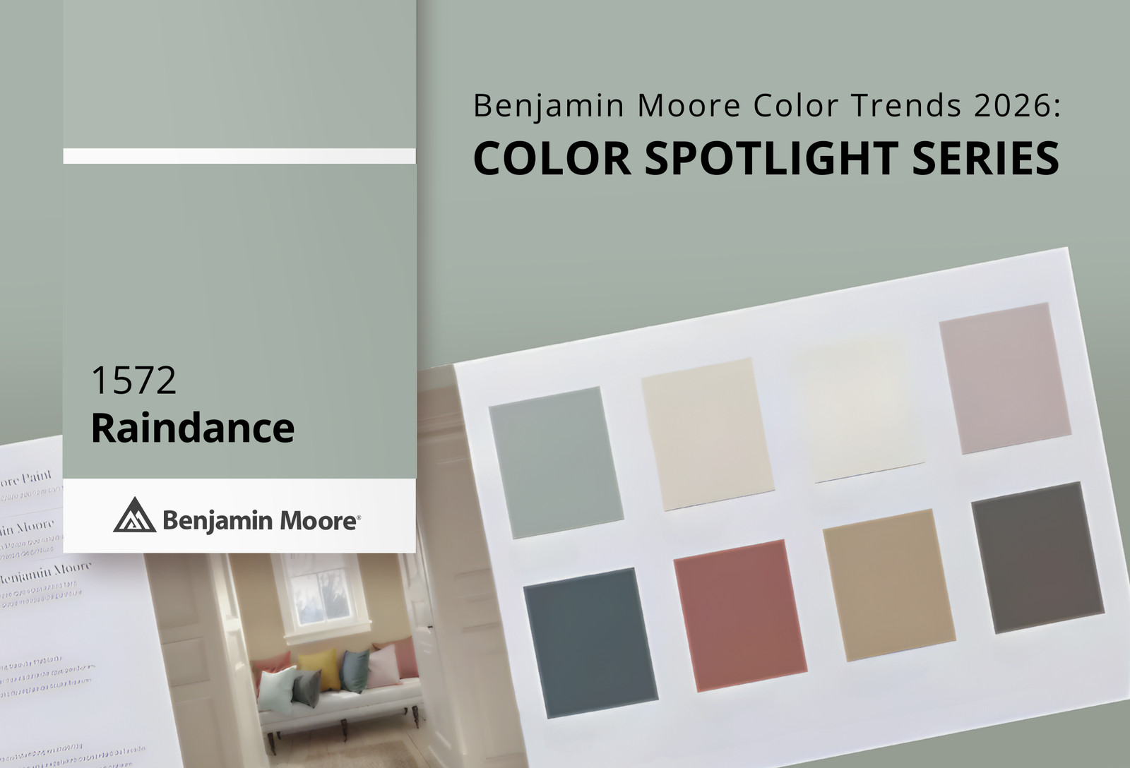 Raindance 1572 | Benjamin Moore Color Trends 2026 | Anderson Paint