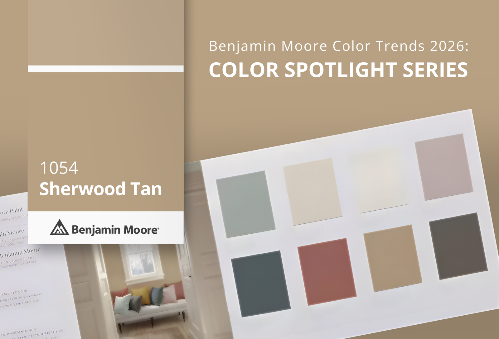 Sherwood Tan 1054: Benjamin Moore Color Trends 2026 | Anderson Paint