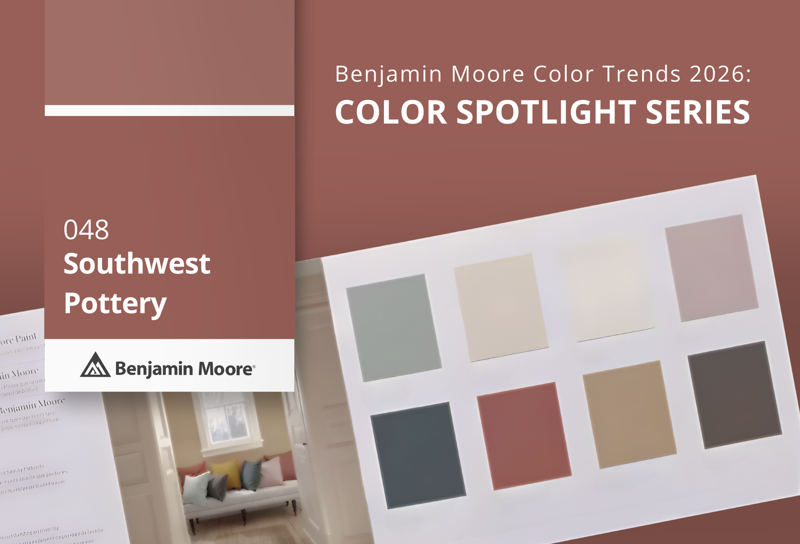 Southwest Pottery 048 | Benjamin Moore Color Trends 2026 | Anderson Paint