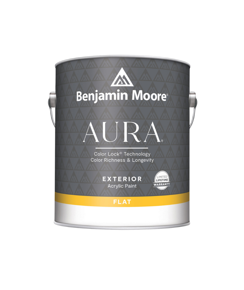 Benjamin Moore Aura Exterior Flat available at Anderson Paint.