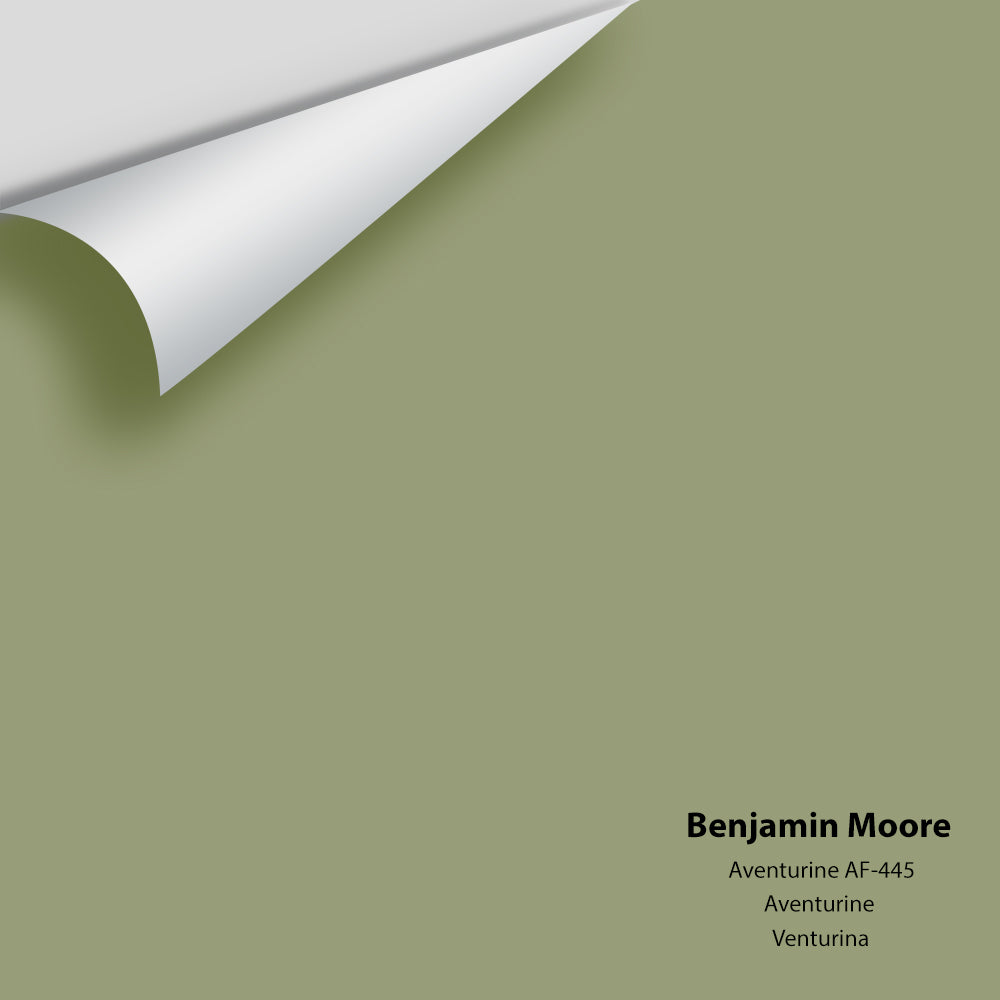 Digital color swatch of Benjamin Moore&#39;s Aventurine AF-445 Peel &amp; Stick Sample available at Anderson Paint in Michigan.