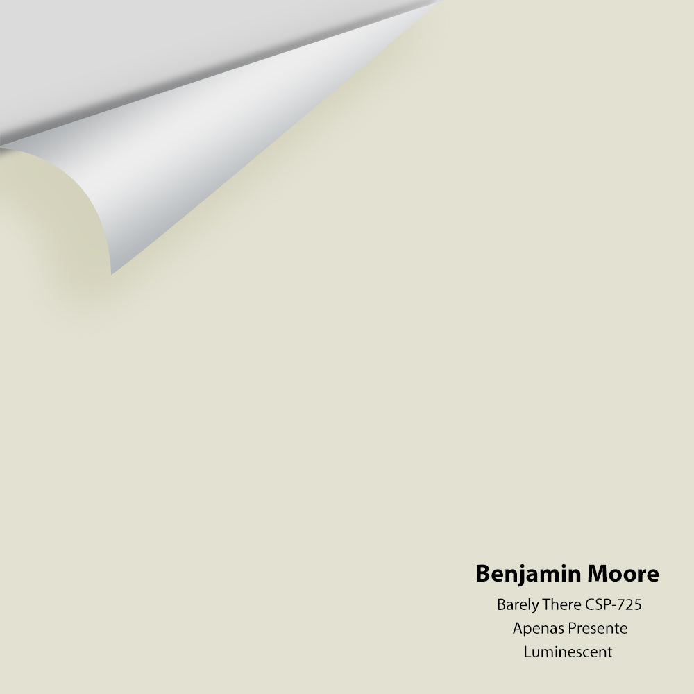 Digital color swatch of Benjamin Moore&#39;s Barely There CSP-725 Peel &amp; Stick Sample available at Anderson Paint in Michigan.