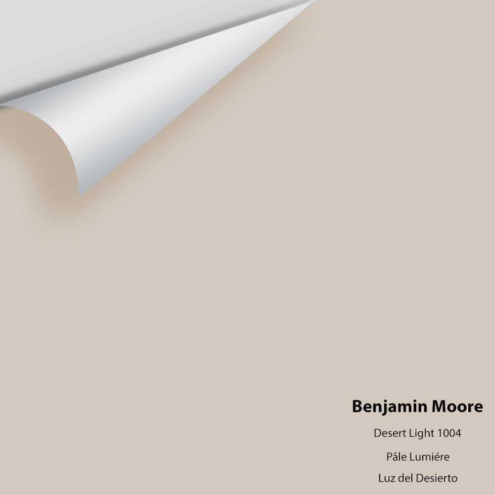 Digital color swatch of Benjamin Moore&#39;s Desert Light 1004 Peel &amp; Stick Sample available at Anderson Paint in Michigan.