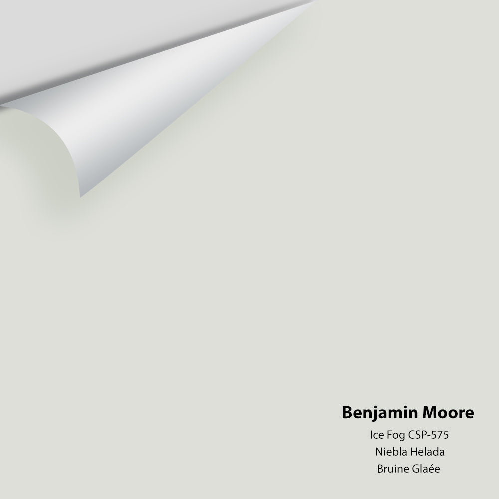 Digital color swatch of Benjamin Moore&#39;s Ice Fog CSP-575 Peel &amp; Stick Sample available at Anderson Paint in Michigan.