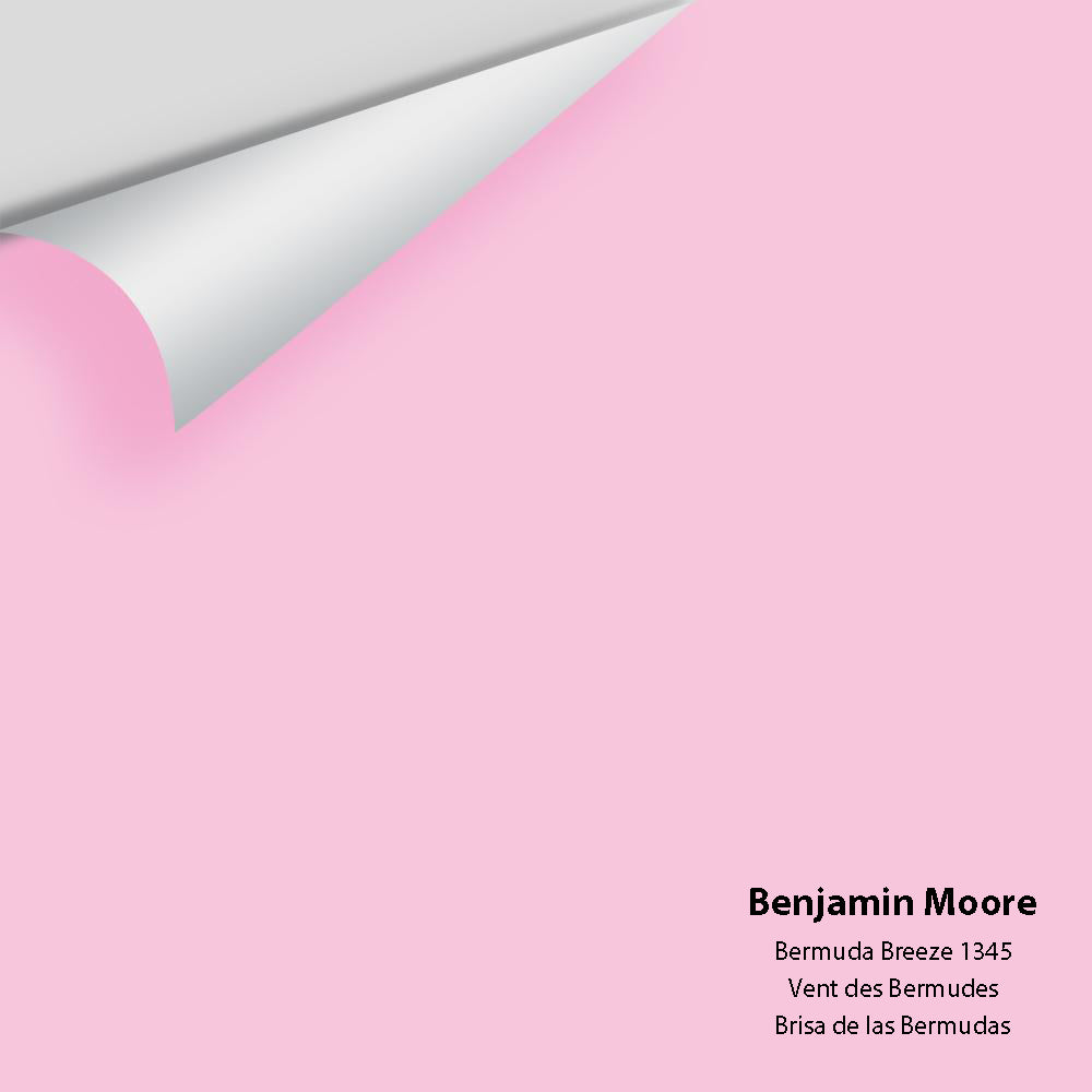 Digital color swatch of Benjamin Moore&#39;s Bermuda Breeze 1345 Peel &amp; Stick Sample available at Anderson Paint in Michigan.