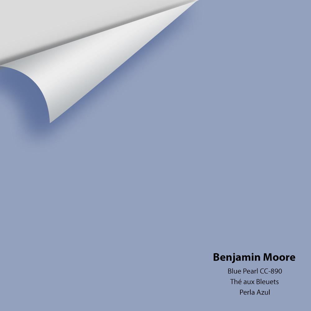 Digital color swatch of Benjamin Moore&#39;s Blue Pearl 1433 Peel &amp; Stick Sample available at Anderson Paint in Michigan.