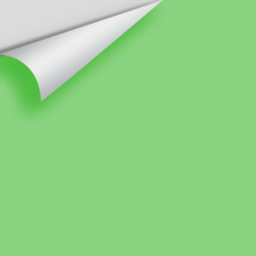 Digital color swatch of Benjamin Moore&#39;s Citrus Green 2032-40 Peel &amp; Stick Sample available at Anderson Paint in Michigan.