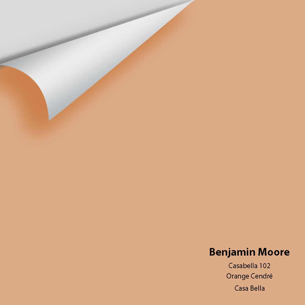 Digital color swatch of Benjamin Moore&#39;s Casabella 102 Peel &amp; Stick Sample available at Anderson Paint in Michigan.