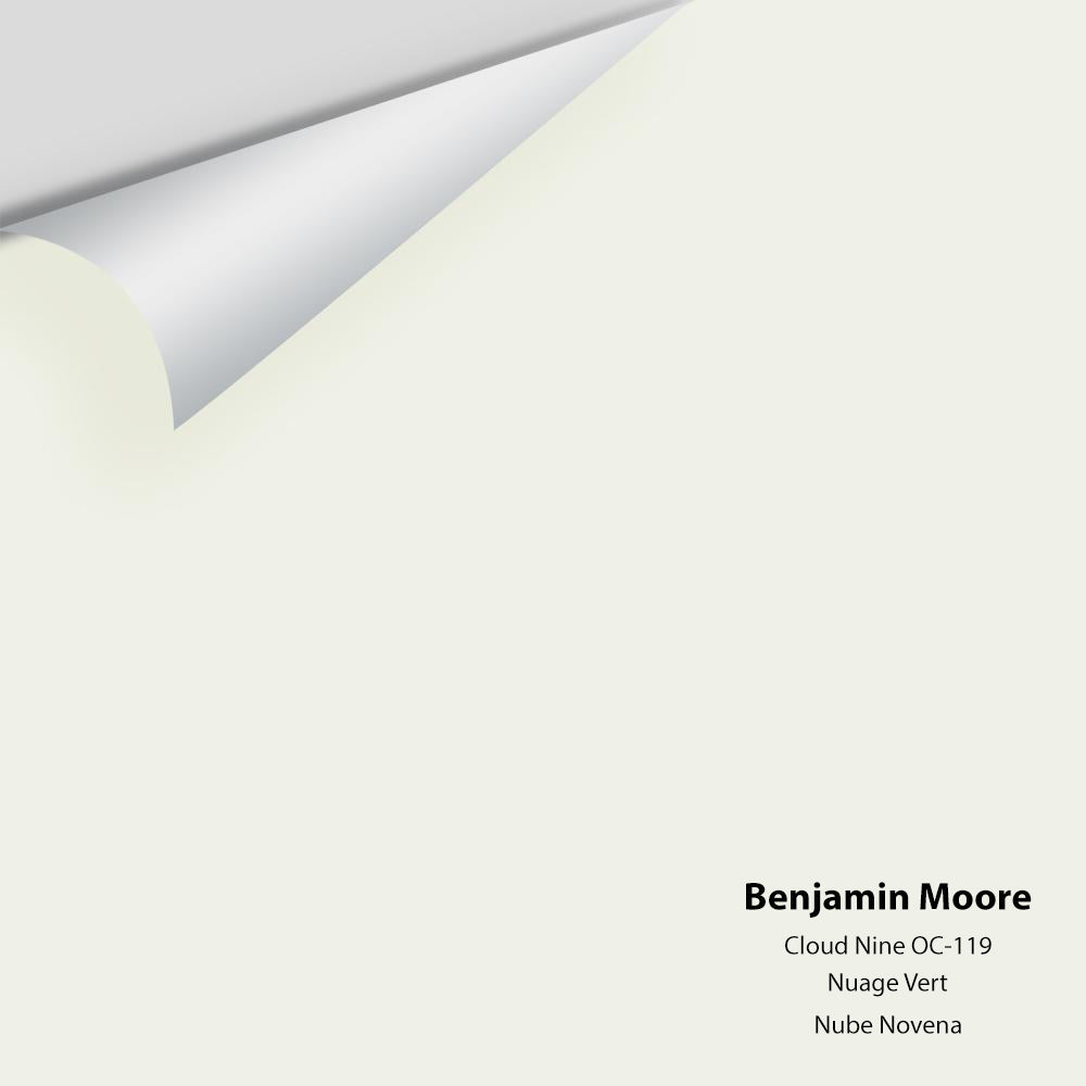 Digital color swatch of Benjamin Moore&#39;s Cloud Nine OC-119 Peel &amp; Stick Sample available at Anderson Paint in Michigan.