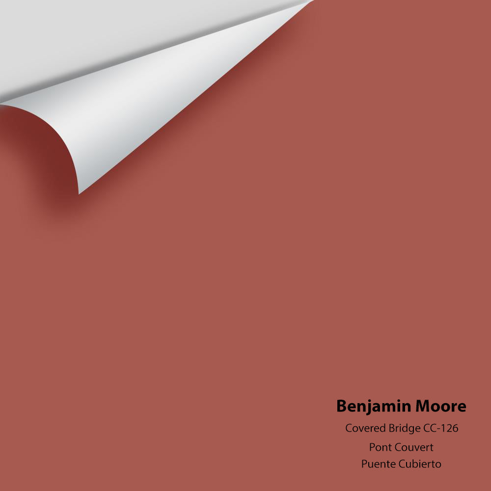 Digital color swatch of Benjamin Moore&#39;s Covered Bridge CC-126 Peel &amp; Stick Sample available at Anderson Paint in Michigan.