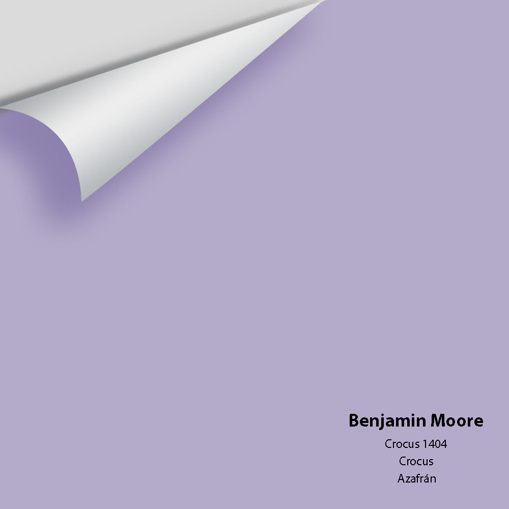 Digital color swatch of Benjamin Moore&#39;s Crocus 1404 Peel &amp; Stick Sample available at Anderson Paint in Michigan.