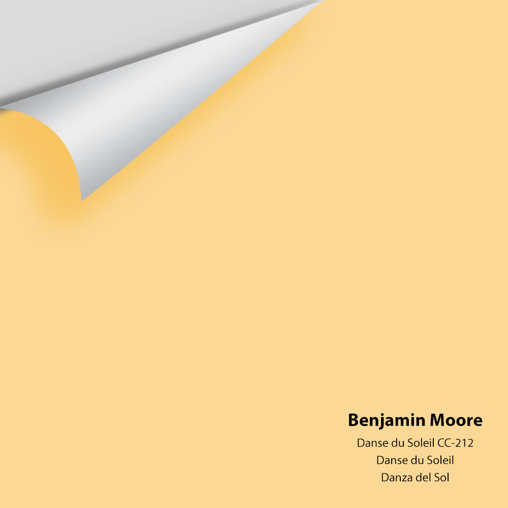 Digital color swatch of Benjamin Moore&#39;s Danse du Soleil CC-212 Peel &amp; Stick Sample available at Anderson Paint in Michigan.