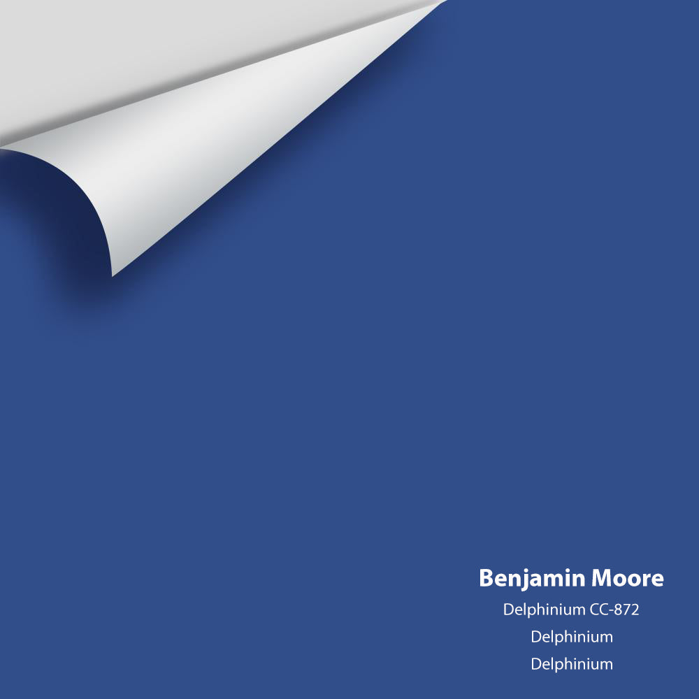 Digital color swatch of Benjamin Moore&#39;s Delphinium CC-872 Peel &amp; Stick Sample available at Anderson Paint in Michigan.