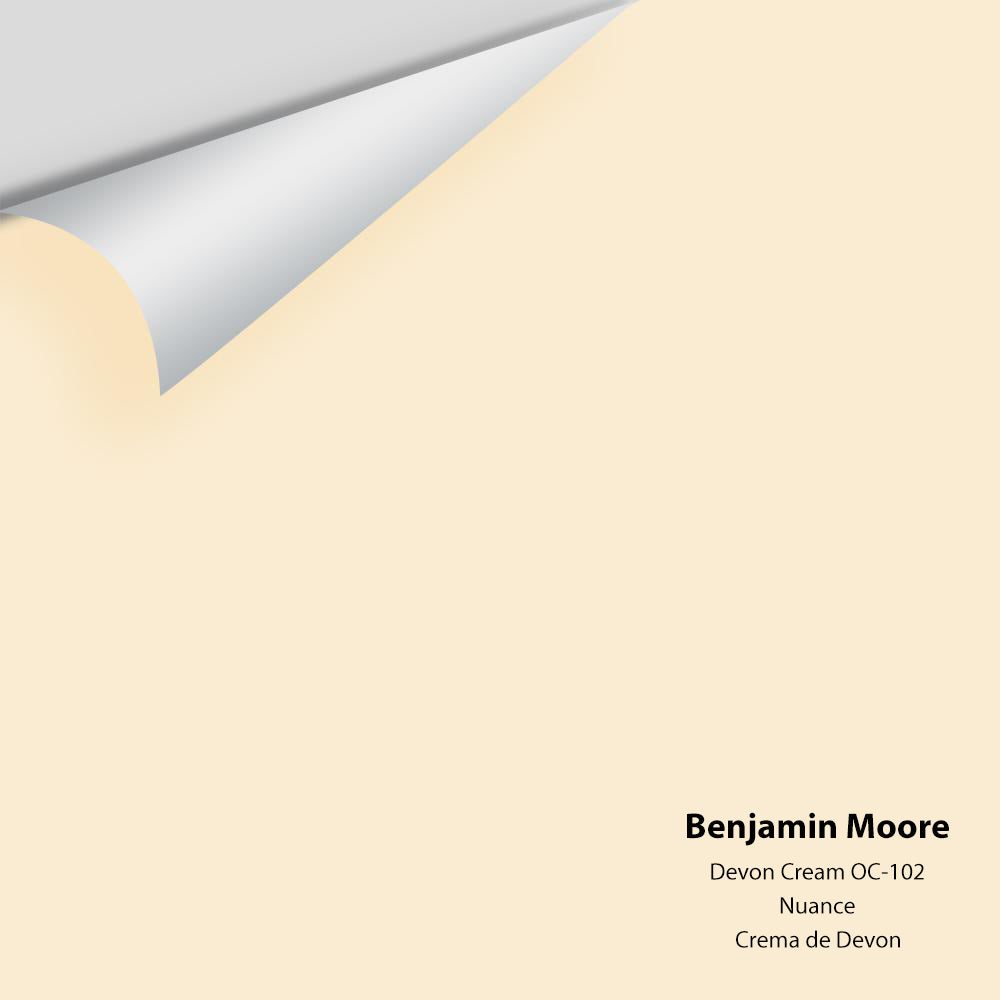 Digital color swatch of Benjamin Moore&#39;s Devon Cream 914 Peel &amp; Stick Sample available at Anderson Paint in Michigan.