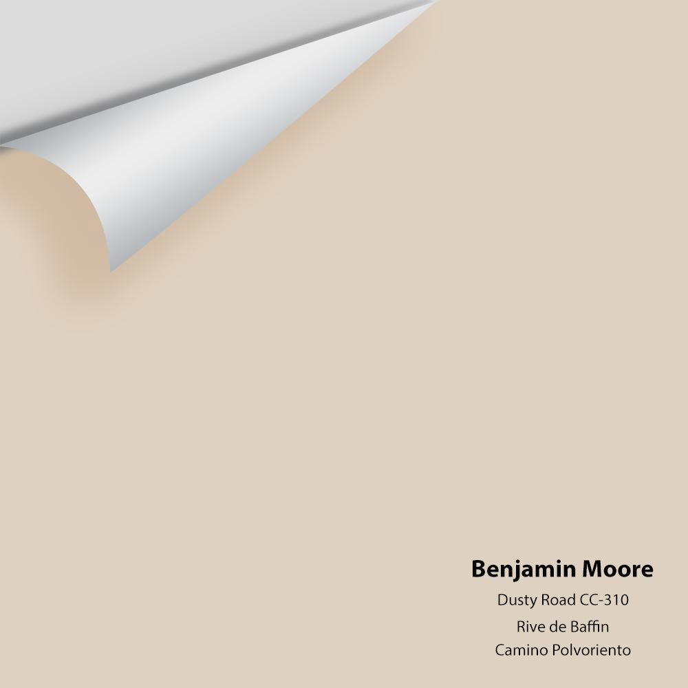 Digital color swatch of Benjamin Moore&#39;s Dusty Road 1017 Peel &amp; Stick Sample available at Anderson Paint in Michigan.