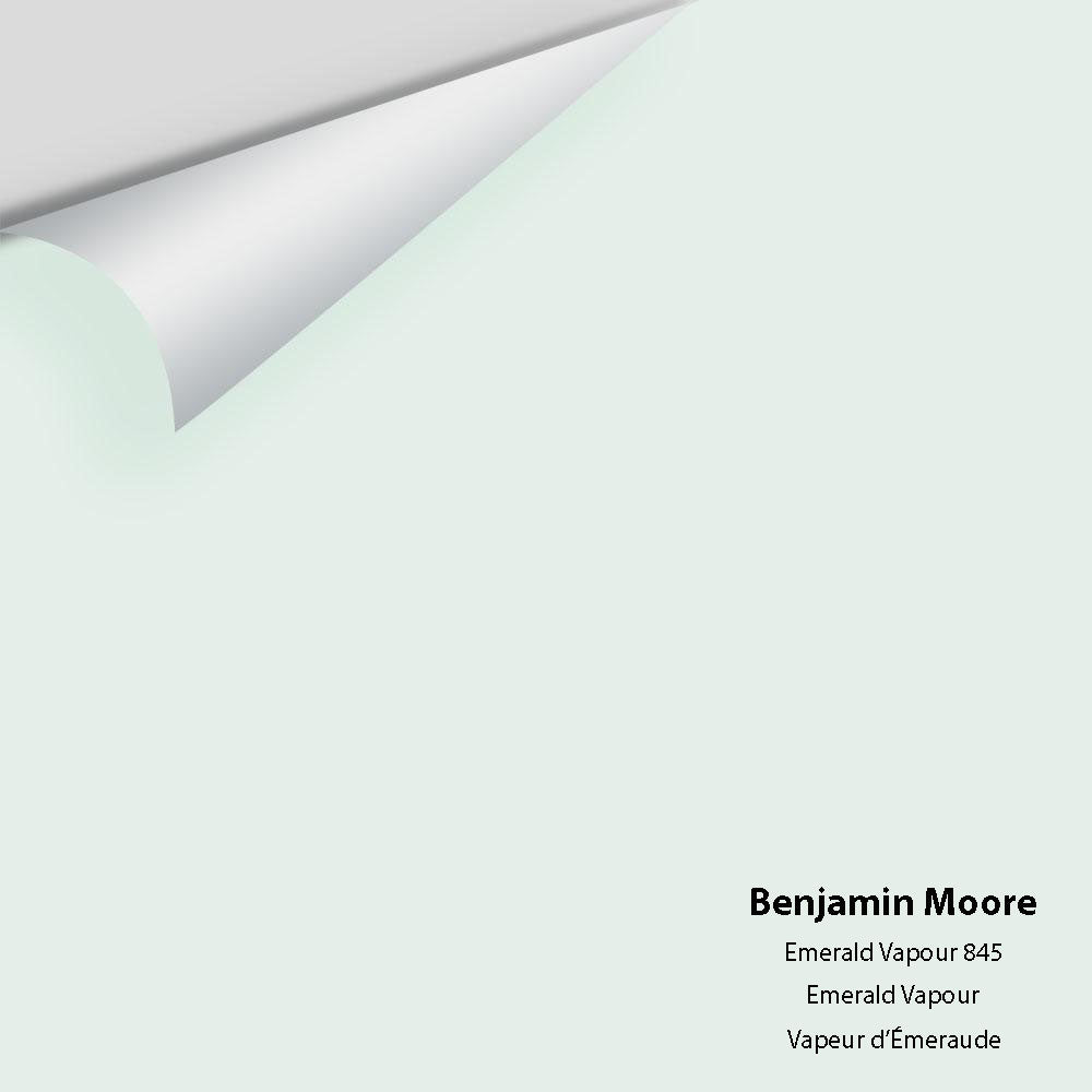 Digital color swatch of Benjamin Moore&#39;s Emerald Vapour 845 Peel &amp; Stick Sample available at Anderson Paint in Michigan.