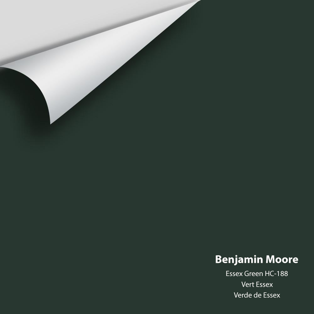 Digital color swatch of Benjamin Moore&#39;s Essex Green HC-188 Peel &amp; Stick Sample available at Anderson Paint in Michigan.