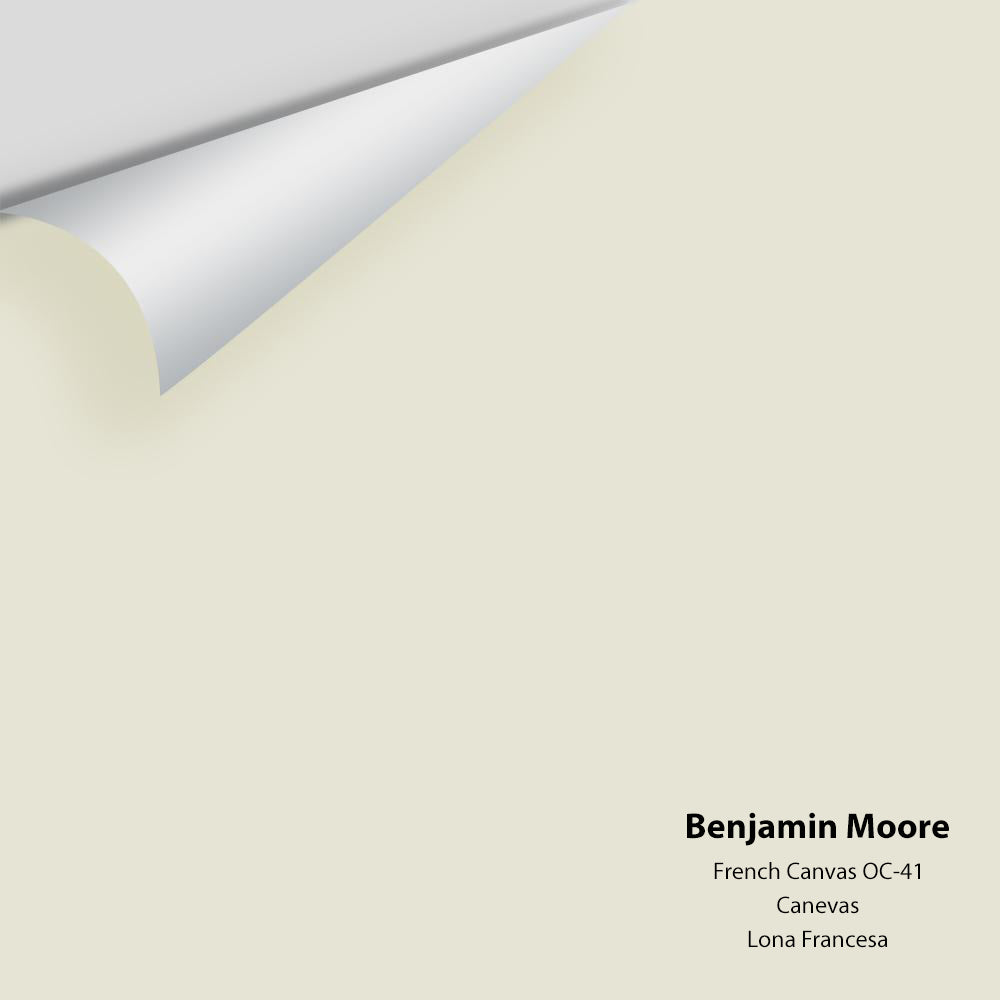 Digital color swatch of Benjamin Moore&#39;s French Canvas OC-41 Peel &amp; Stick Sample available at Anderson Paint in Michigan.