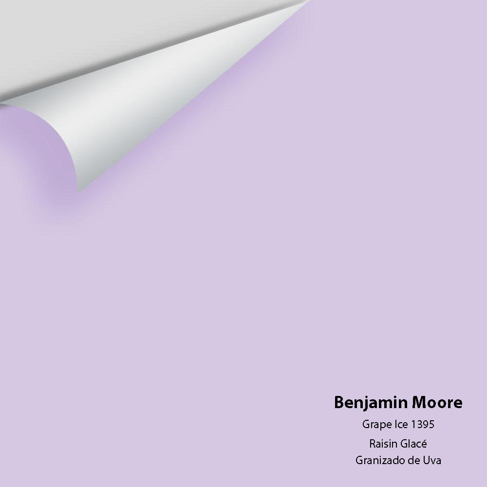 Digital color swatch of Benjamin Moore&#39;s Grape Ice 1395 Peel &amp; Stick Sample available at Anderson Paint in Michigan.