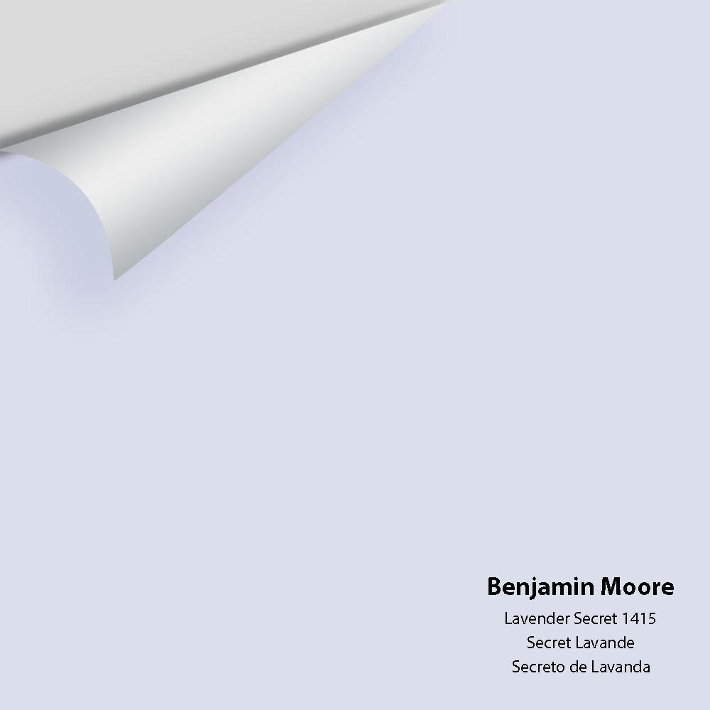 Digital color swatch of Benjamin Moore&#39;s Lavender Secret 1415 Peel &amp; Stick Sample available at Anderson Paint in Michigan.
