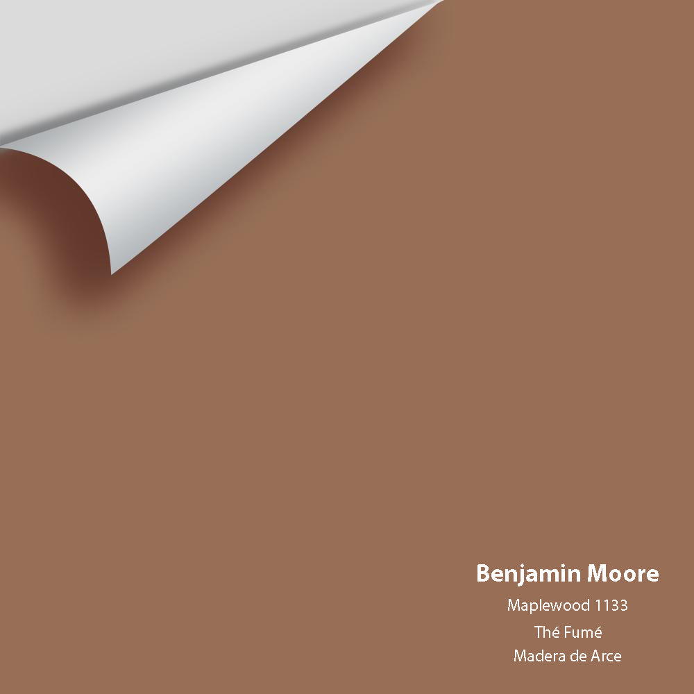 Digital color swatch of Benjamin Moore&#39;s Maplewood 1133 Peel &amp; Stick Sample available at Anderson Paint in Michigan.