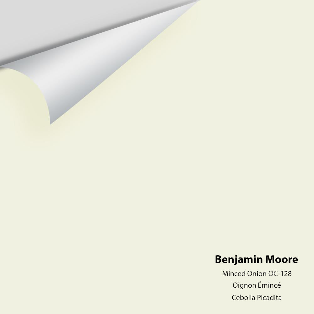 Digital color swatch of Benjamin Moore&#39;s Minced Onion OC-128 Peel &amp; Stick Sample available at Anderson Paint in Michigan.