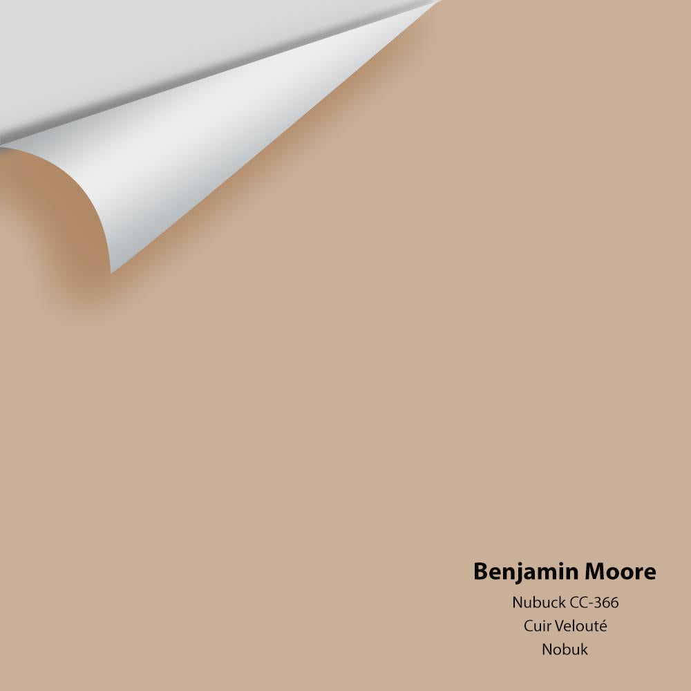 Digital color swatch of Benjamin Moore&#39;s Nubuck CC-366 Peel &amp; Stick Sample available at Anderson Paint in Michigan.