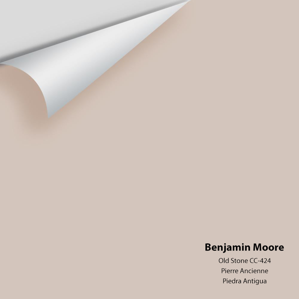 Digital color swatch of Benjamin Moore&#39;s Old Stone CC-424 Peel &amp; Stick Sample available at Anderson Paint in Michigan.