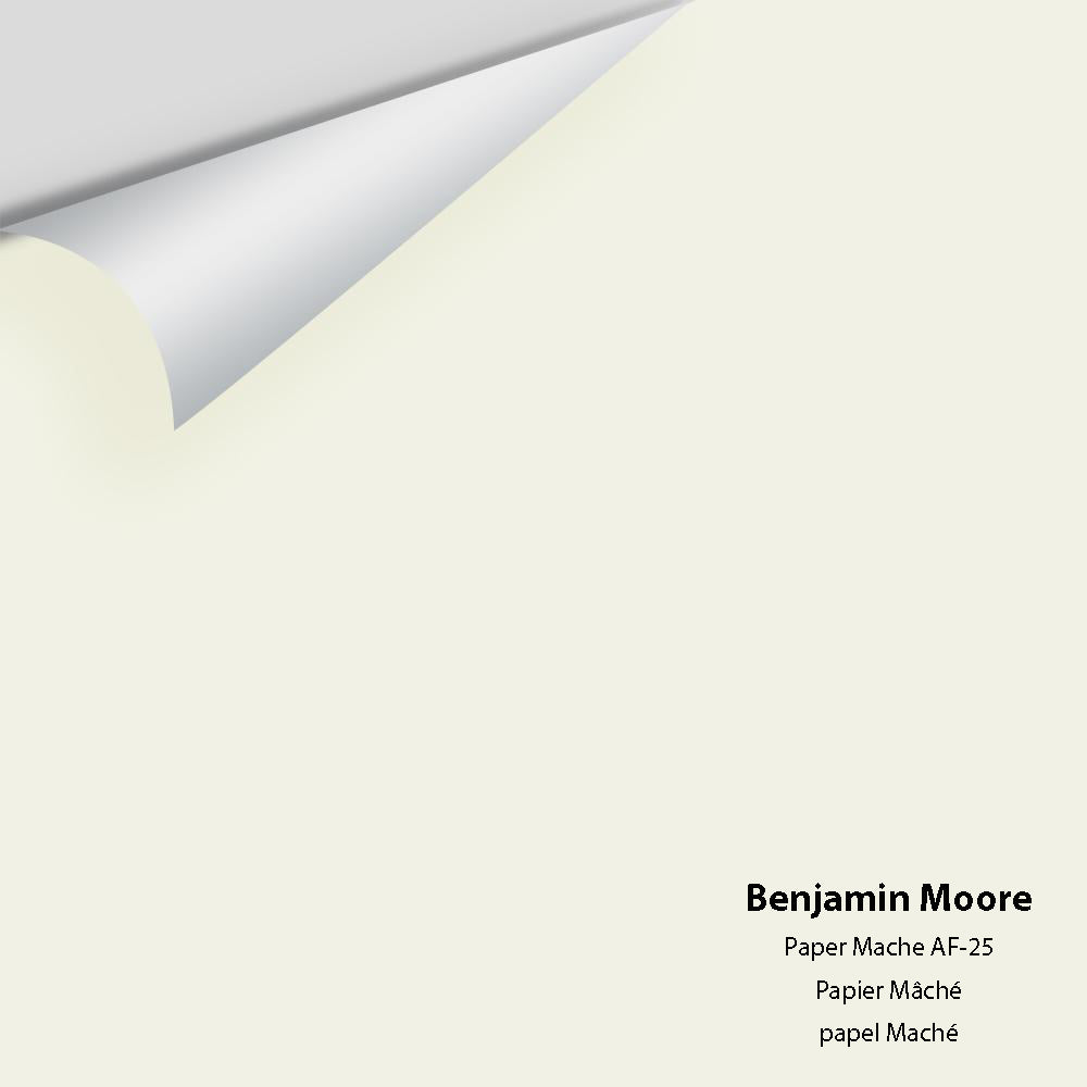 Digital color swatch of Benjamin Moore&#39;s Paper Mache AF-25 Peel &amp; Stick Sample available at Anderson Paint in Michigan.
