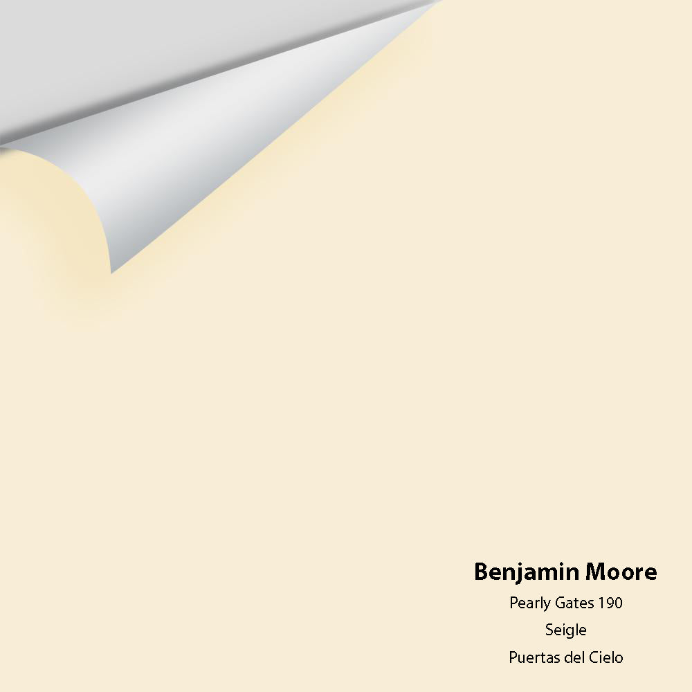 Digital color swatch of Benjamin Moore&#39;s Pearly Gates 190 Peel &amp; Stick Sample available at Anderson Paint in Michigan.