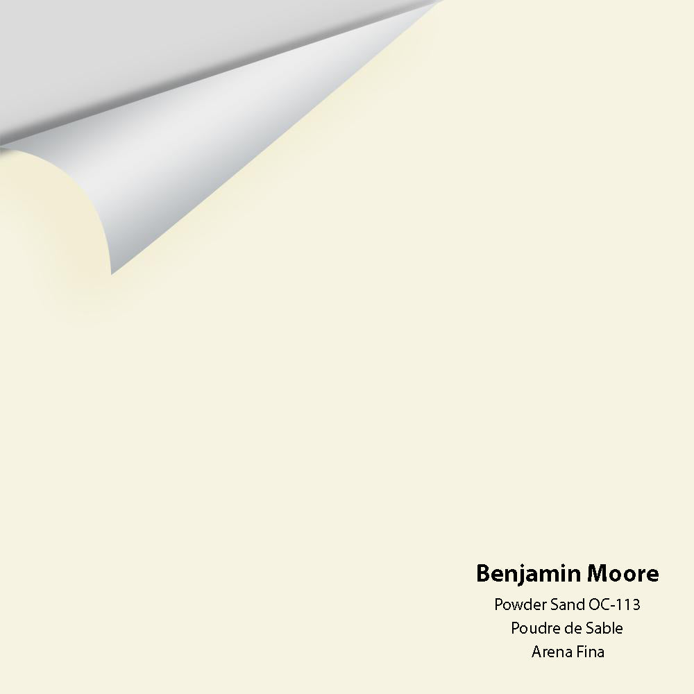 Digital color swatch of Benjamin Moore&#39;s Powder Sand 2151-70 Peel &amp; Stick Sample available at Anderson Paint in Michigan.