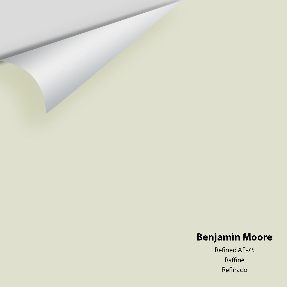 Digital color swatch of Benjamin Moore&#39;s Refined AF-75 Peel &amp; Stick Sample available at Anderson Paint in Michigan.