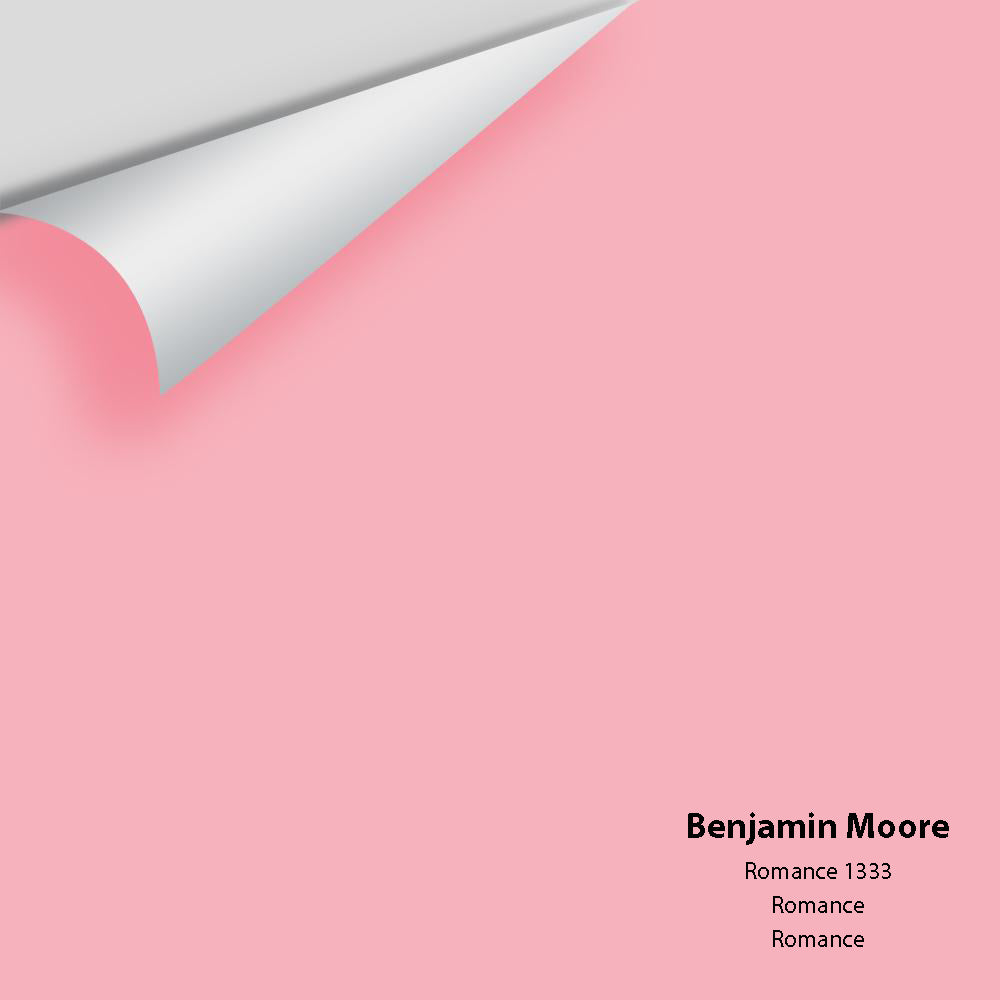 Digital color swatch of Benjamin Moore&#39;s Romance 1333 Peel &amp; Stick Sample available at Anderson Paint in Michigan.