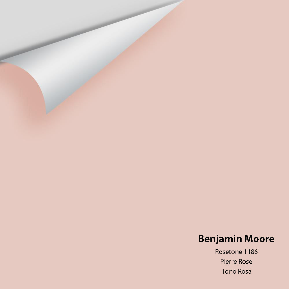 Digital color swatch of Benjamin Moore&#39;s Rosetone 1186 Peel &amp; Stick Sample available at Anderson Paint in Michigan.