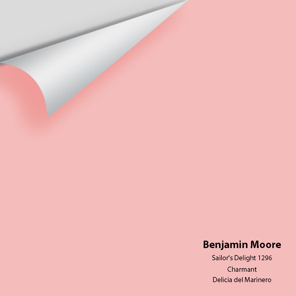 Digital color swatch of Benjamin Moore&#39;s Sailor&#39;s Delight 1296 Peel &amp; Stick Sample available at Anderson Paint in Michigan.