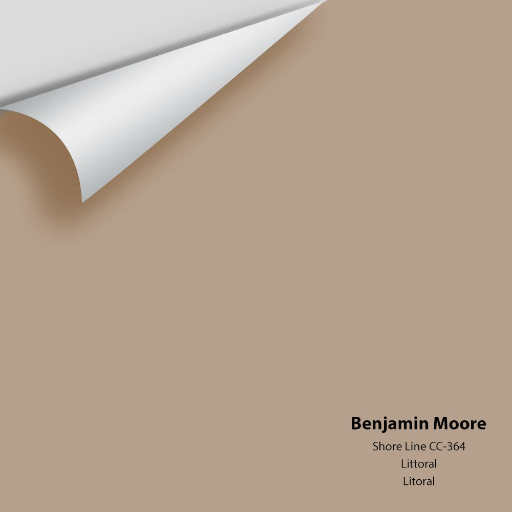 Digital color swatch of Benjamin Moore&#39;s Shore Line CC-364 Peel &amp; Stick Sample available at Anderson Paint in Michigan.