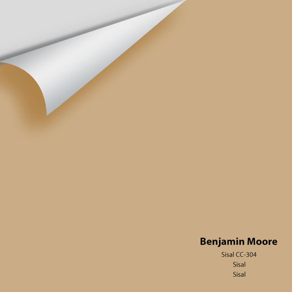 Digital color swatch of Benjamin Moore&#39;s Sisal CC-304 Peel &amp; Stick Sample available at Anderson Paint in Michigan.