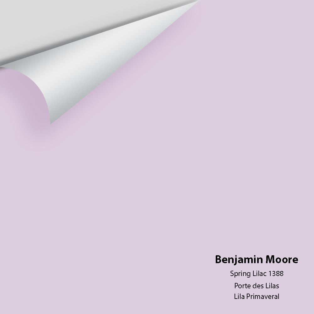 Digital color swatch of Benjamin Moore&#39;s Spring Lilac 1388 Peel &amp; Stick Sample available at Anderson Paint in Michigan.