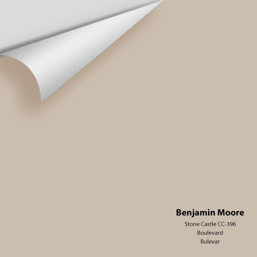 Digital color swatch of Benjamin Moore&#39;s Stone Castle CC-396 Peel &amp; Stick Sample available at Anderson Paint in Michigan.