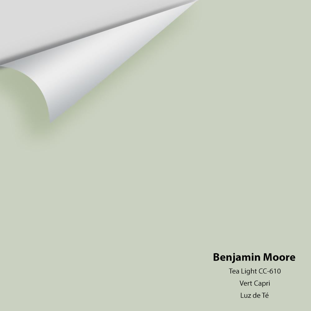 Digital color swatch of Benjamin Moore&#39;s Tea Light CC-610 Peel &amp; Stick Sample available at Anderson Paint in Michigan.