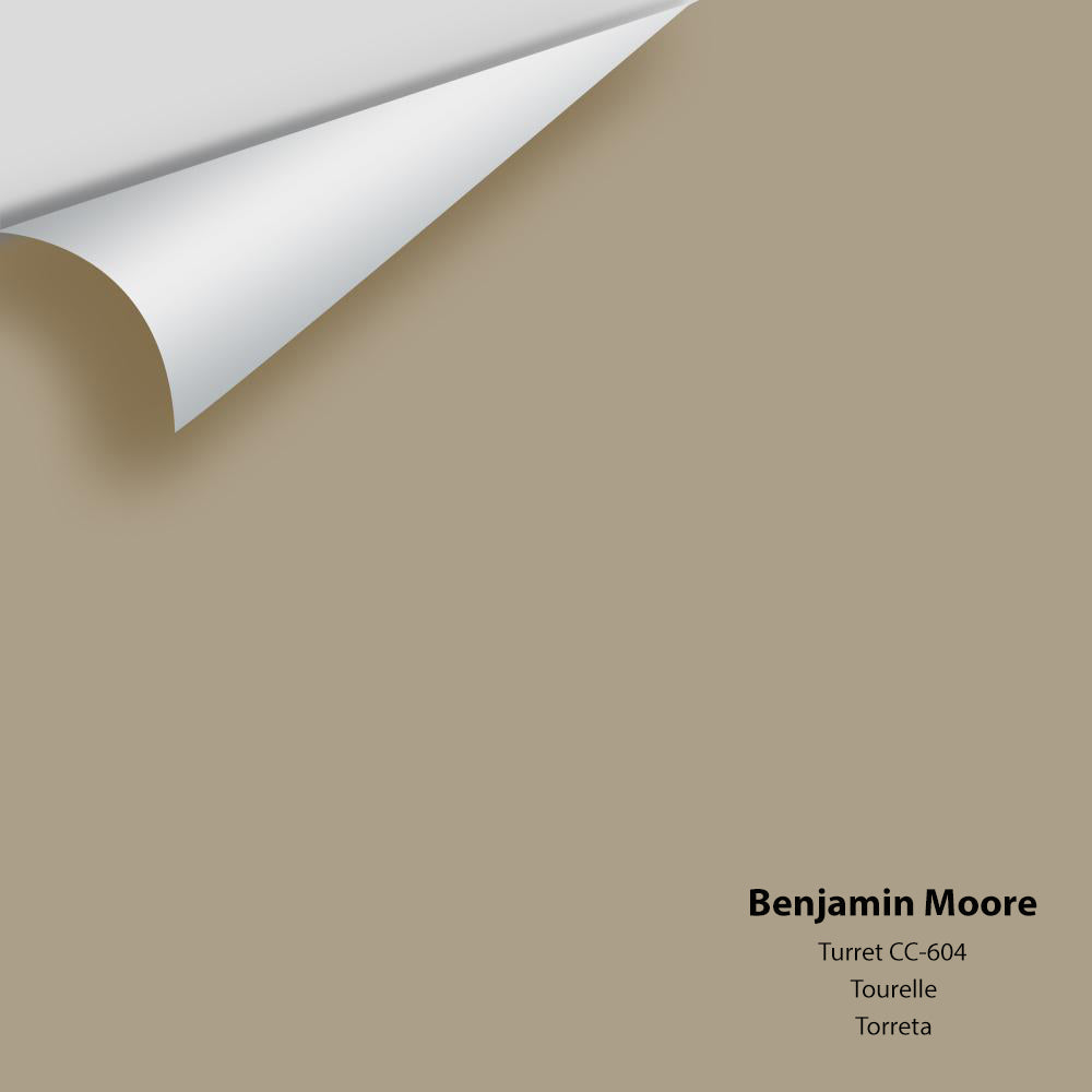 Digital color swatch of Benjamin Moore&#39;s Turret CC-604 Peel &amp; Stick Sample available at Anderson Paint in Michigan.
