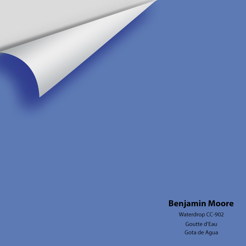 Digital color swatch of Benjamin Moore&#39;s Waterdrop CC-902 Peel &amp; Stick Sample available at Anderson Paint in Michigan.
