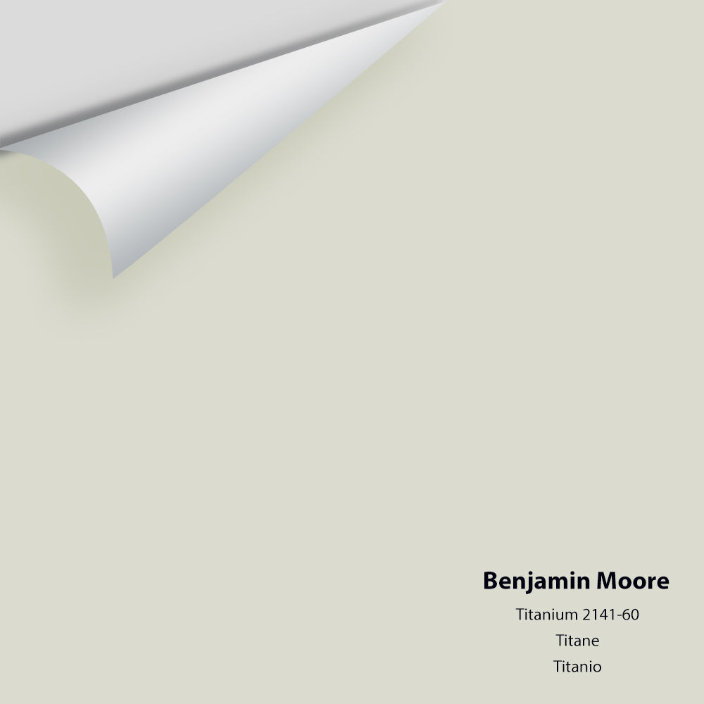 Digital color swatch of Benjamin Moore&#39;s Titanium OC-49 Peel &amp; Stick Sample available at Anderson Paint in Michigan.