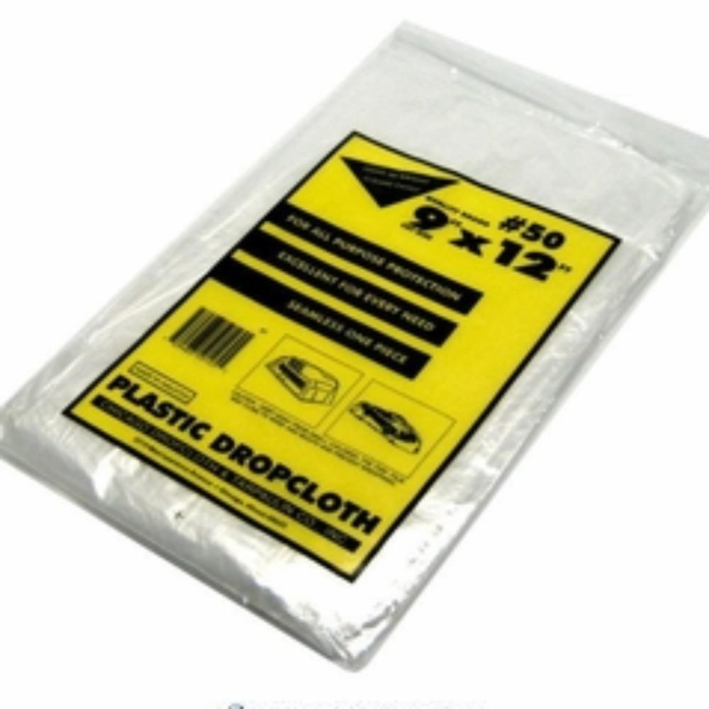 9&quot;x12&quot; plastic drop cloth, available at Anderson Paint in Ann Arbor, MI.