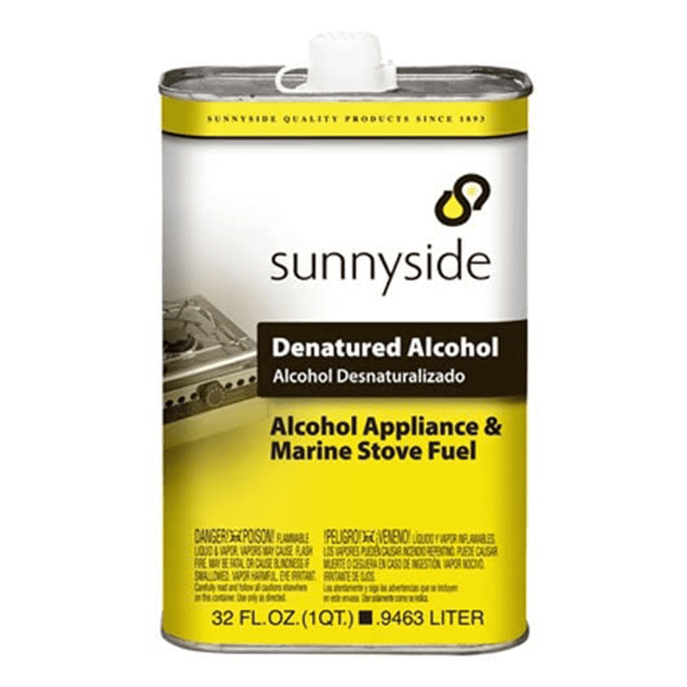 Sunnyside Denatured Alcohol quart, available at Anderson Paint in Ann Arbor, MI.